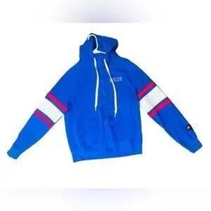 NIKE Royal Blue Full Zip Hoodie Mens Size S Sportswear Athletic Track